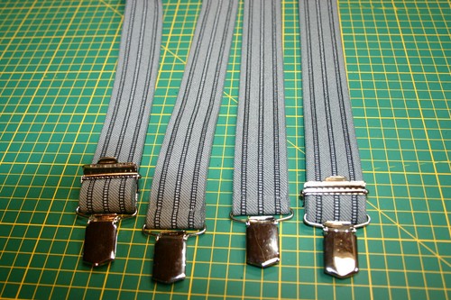 Hosenträger type grau - type,