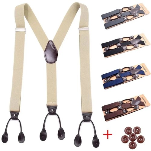 Hosenträger mit knopfloch - mit,
