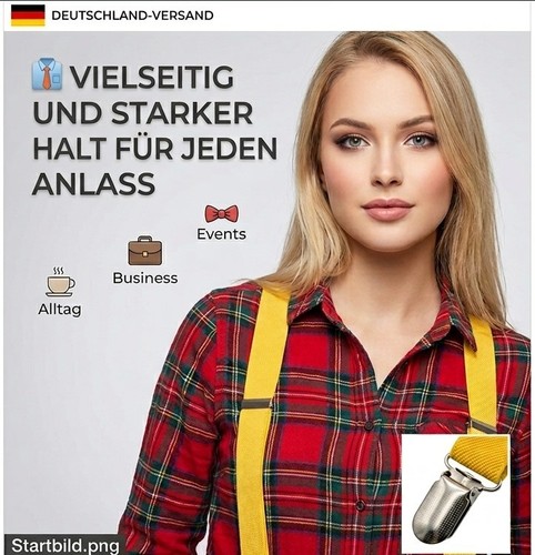 Elastische hosenträger - 👔,
