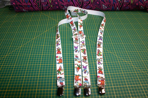 Hosenträger motiv clown - motiv,